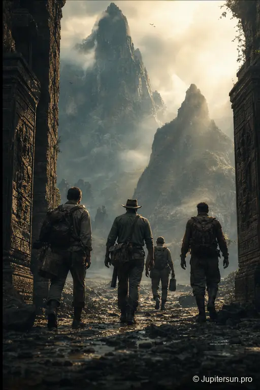 AI Adventure Film Production. The first visual direction for AI Adventure Film Production