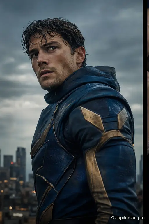 Produzione di film di supereroi IA. La prima direzione visiva per “Produzione di film di supereroi IA”