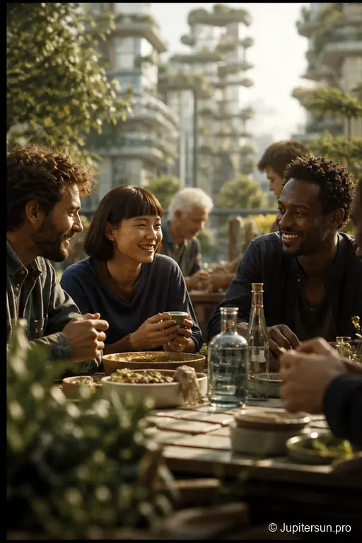 AI Utopian Film Production. The first visual direction for AI Utopian Film Production