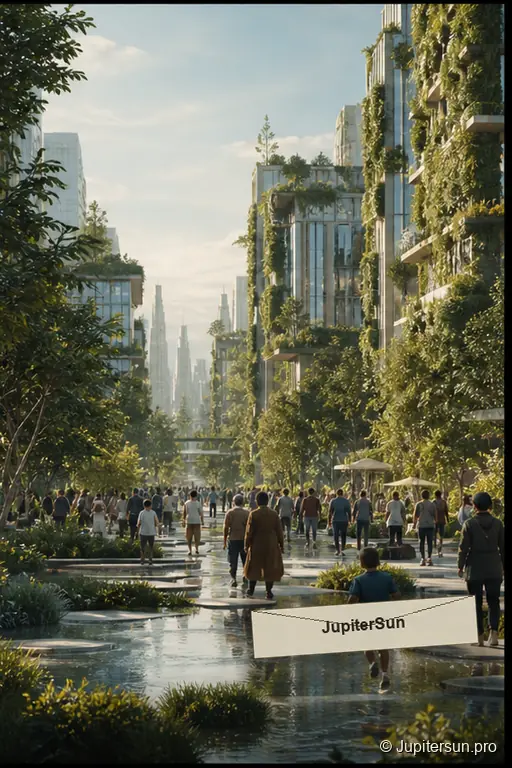 AI Utopian Film Production. The finished story, prepared for its audience