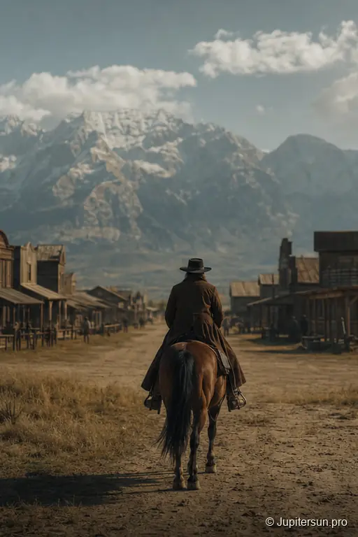 Producción de wéstern con IA. La primera dirección visual para «Producción de wéstern con IA»