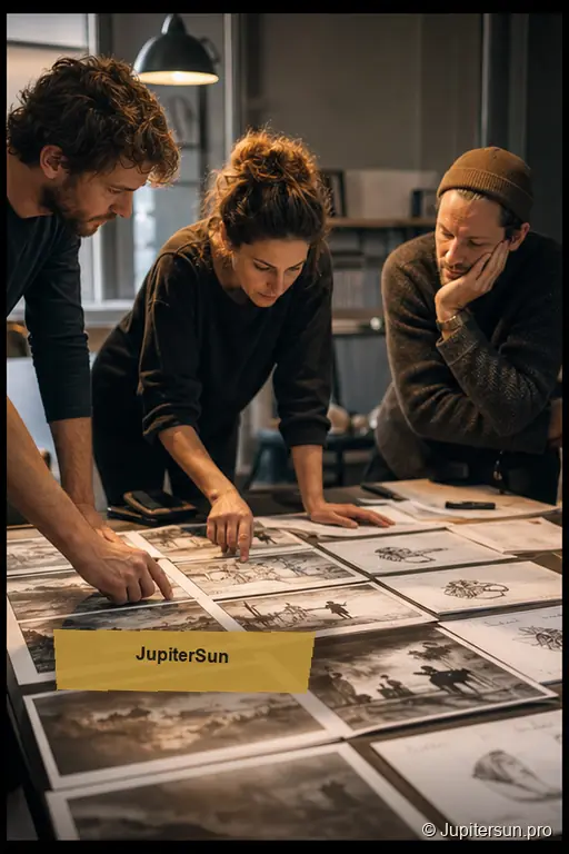 Filmgenres. Kontinuität, Details und menschliche kreative Führung